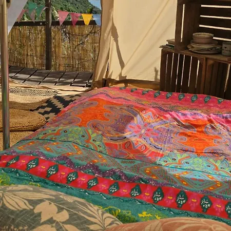 Romantic Glamping Bell Tent With Private Unique Bathroom *