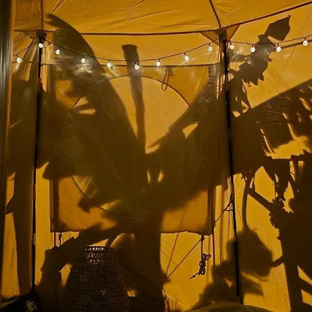 Romantic Glamping Bell Tent With Private Unique Bathroom Luxury tent
